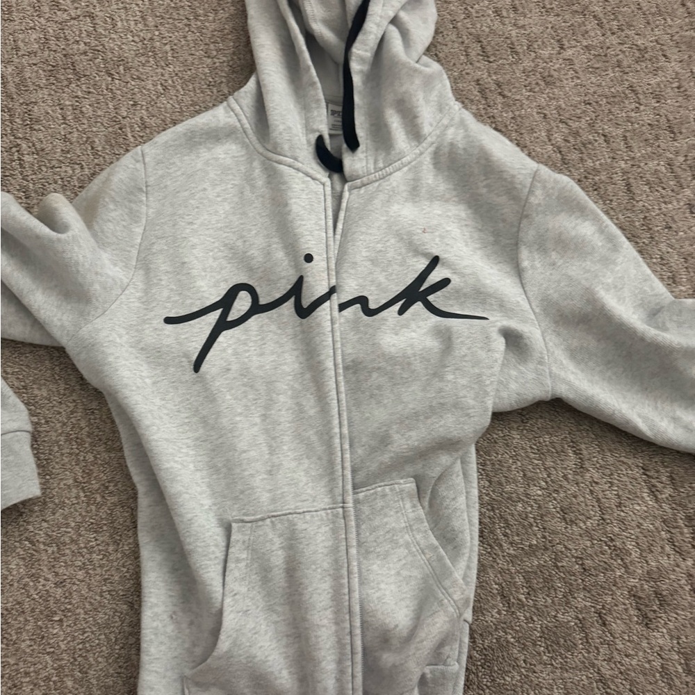 PINK Victoria's Secret Gray Hoodie